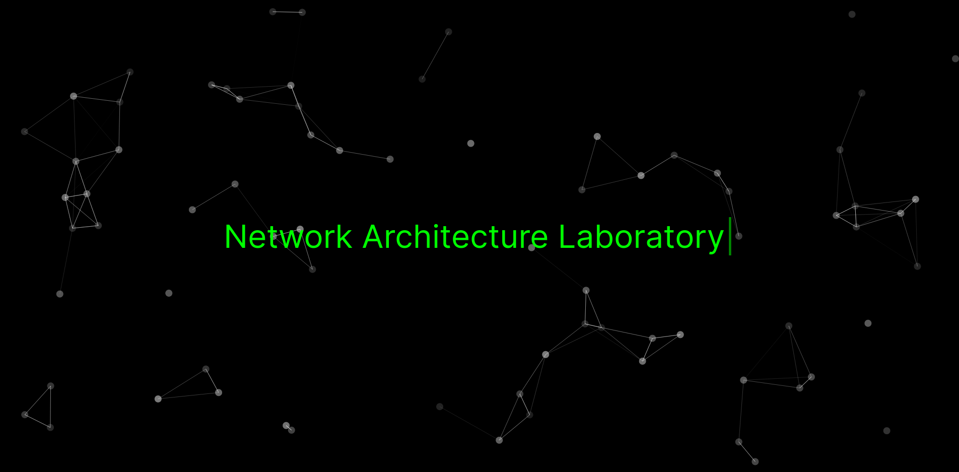 ネットワーク研究室Webサイトのスクリーンショット